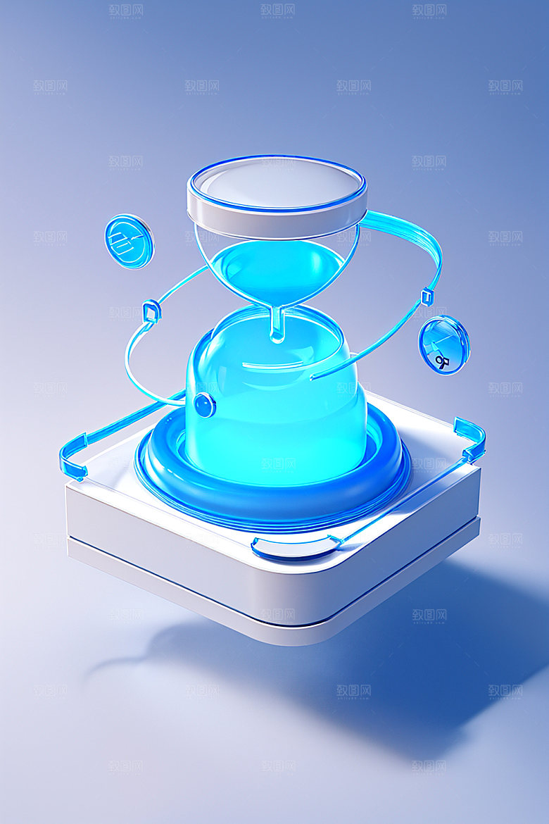 投资3D理财水晶图标