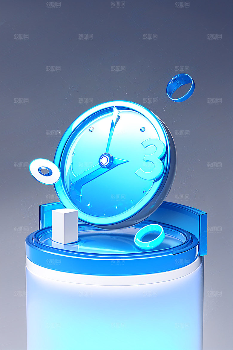 投资理财金融水晶图标