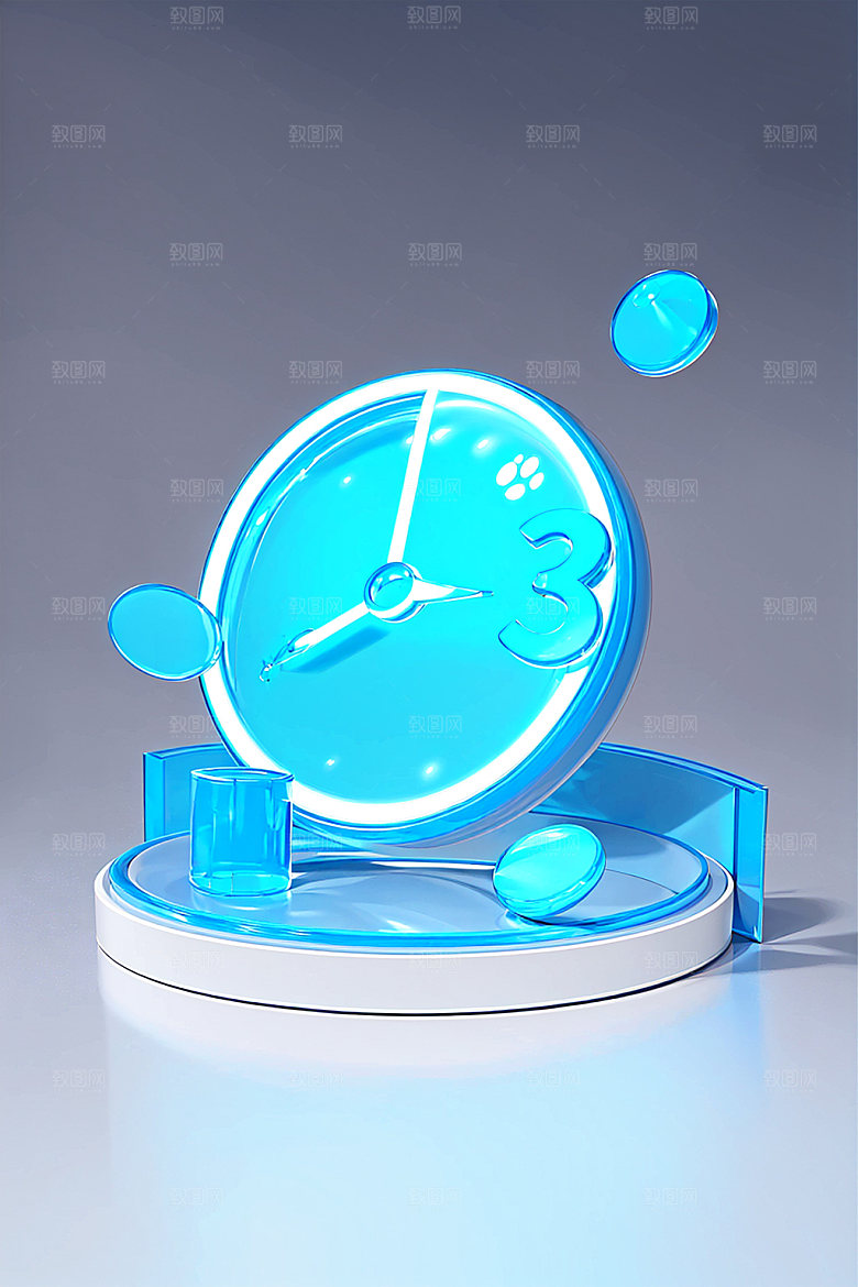 投资3D立体水晶图标
