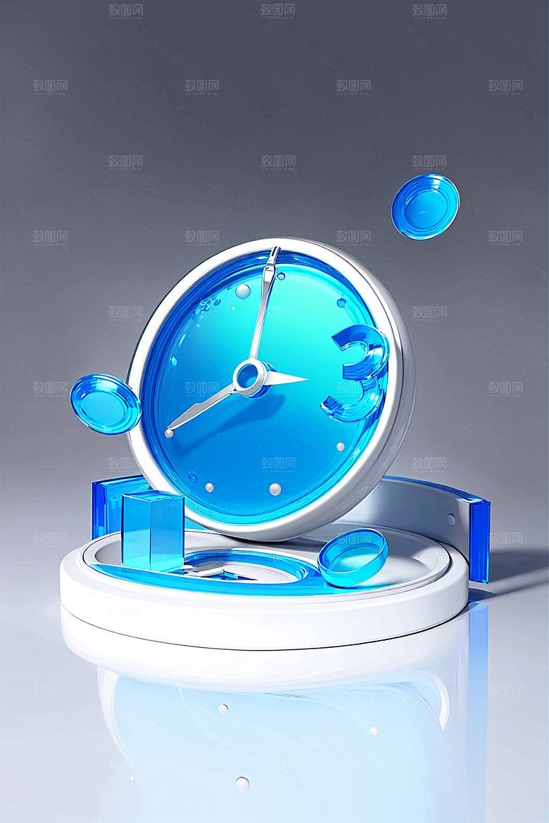 投资金融3D水晶图标
