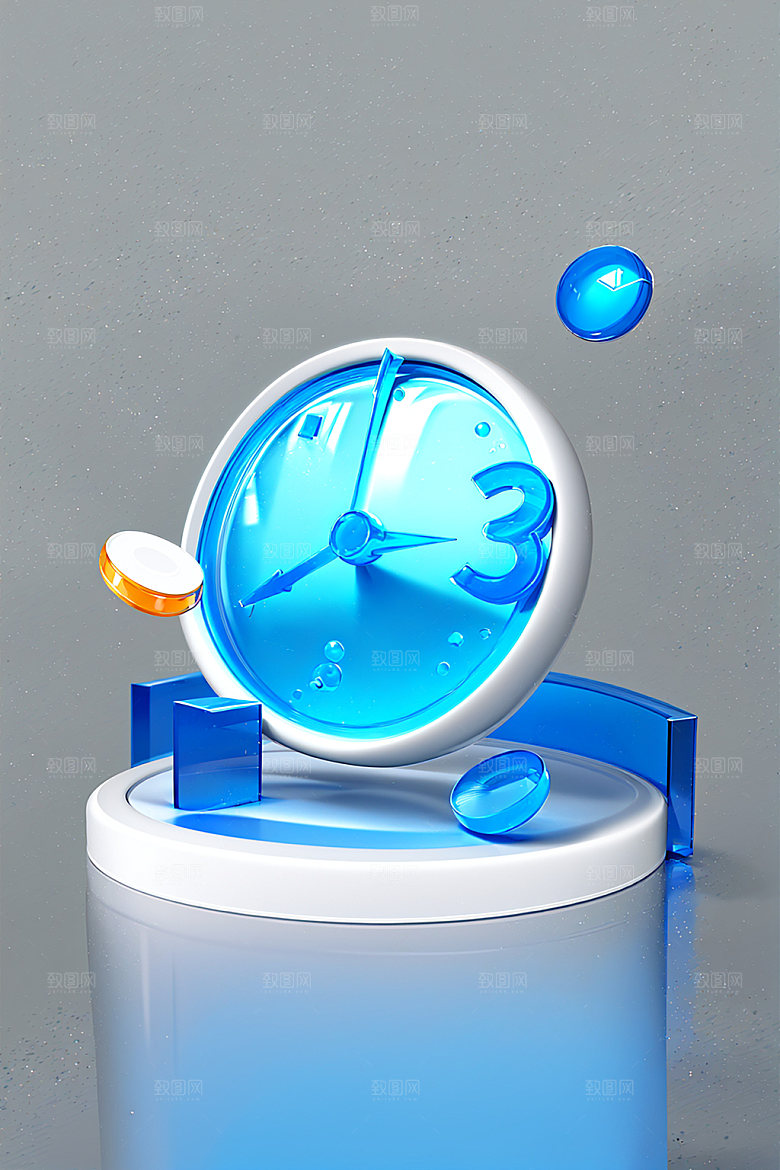 投资理财金融水晶图标