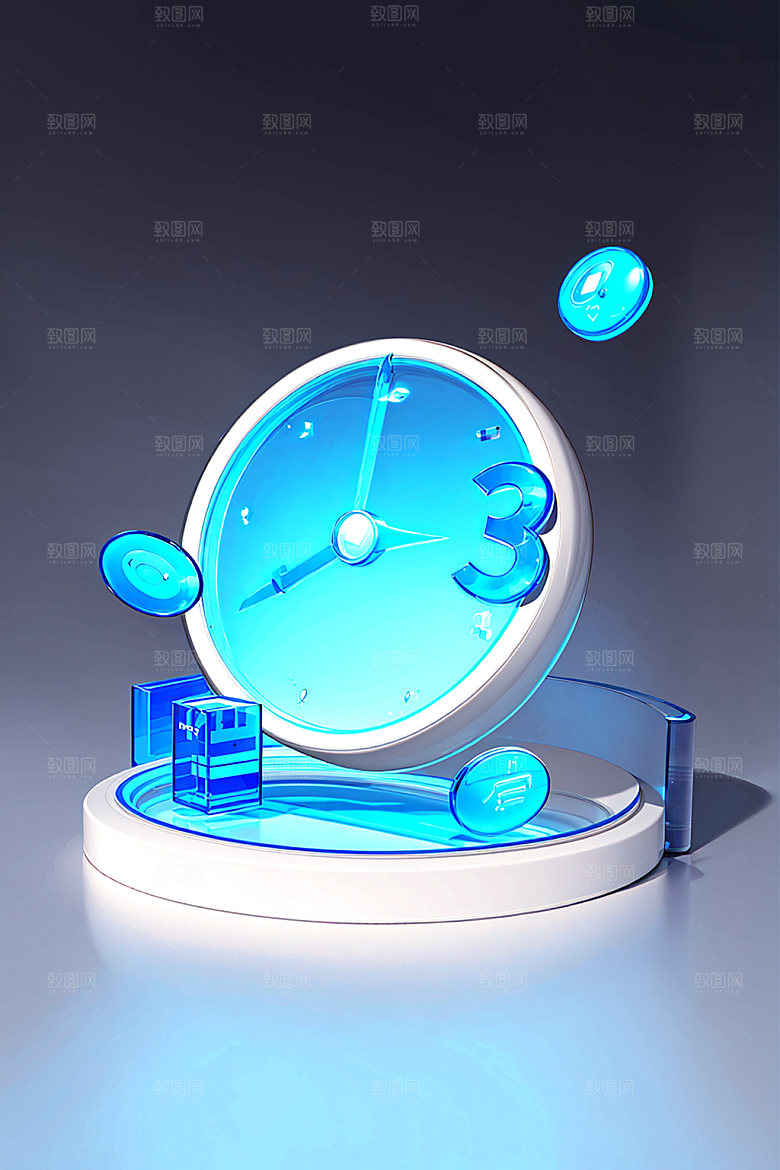 投资商务会议水晶图标