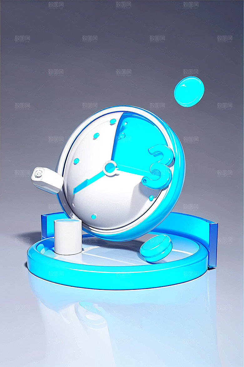 投资洽谈3D水晶图标