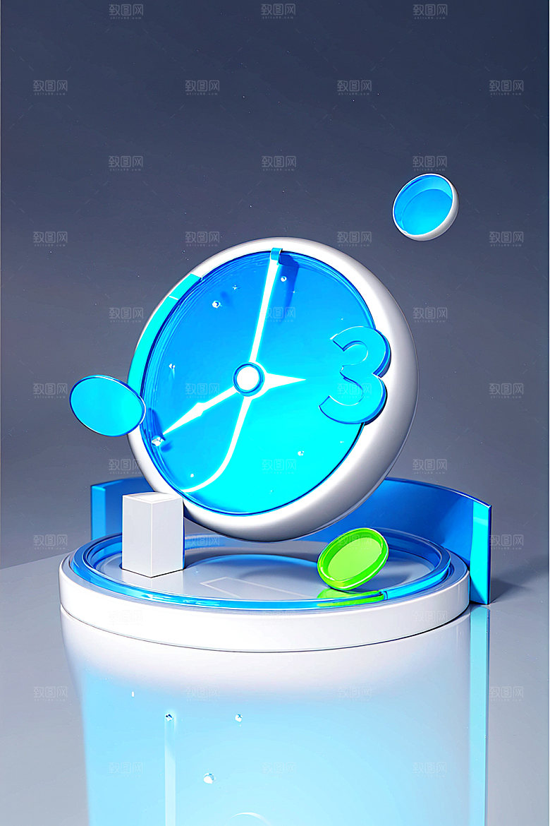 投资理财3D水晶图标
