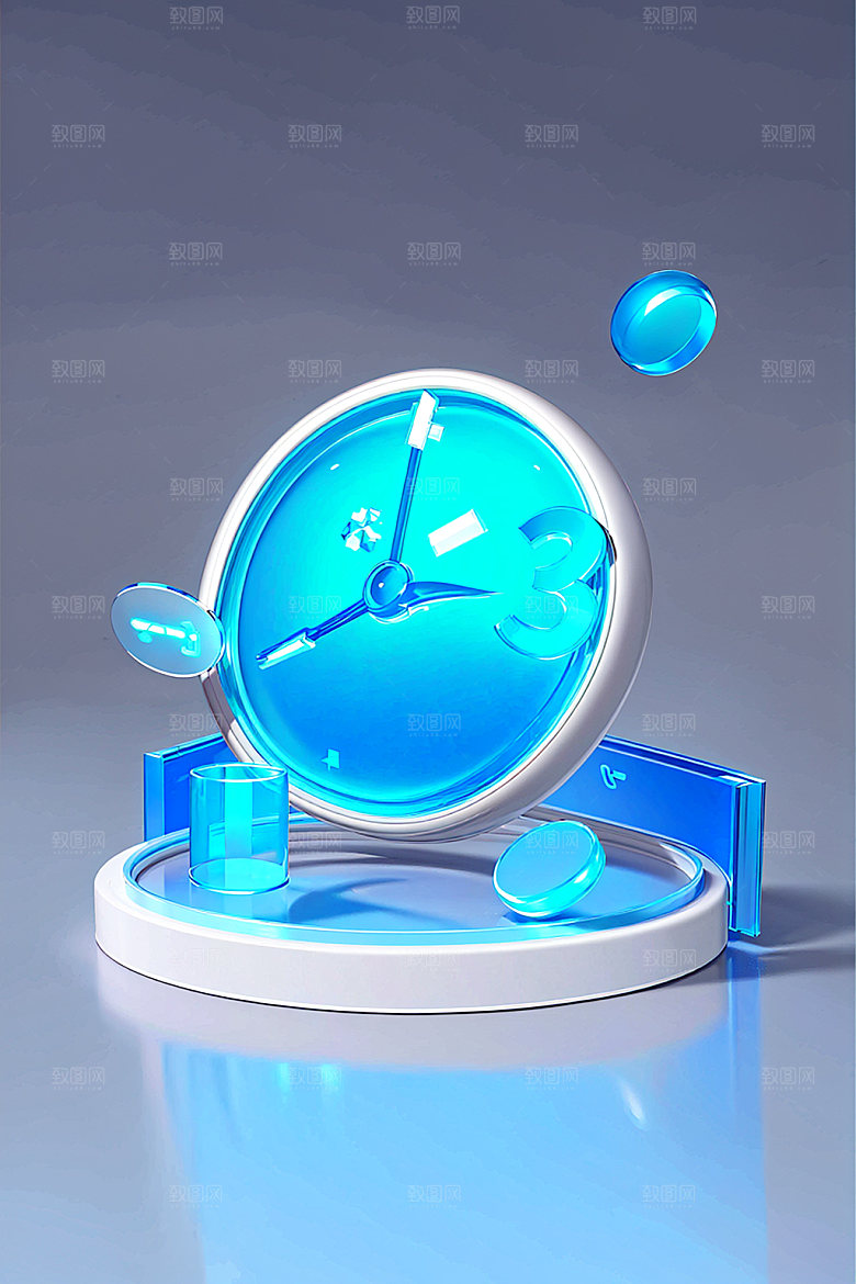 投资3D立体水晶图标