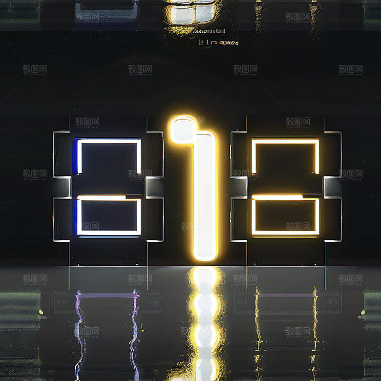 818促销购物艺术字