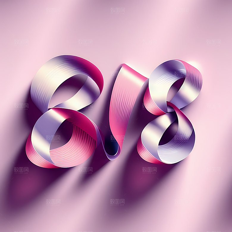 818立体字宣传艺术字