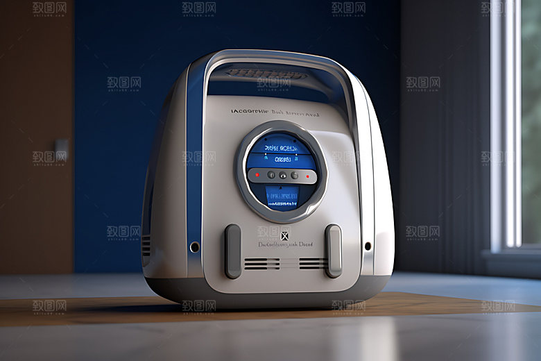 AED除颤仪心肺复苏3D效果图