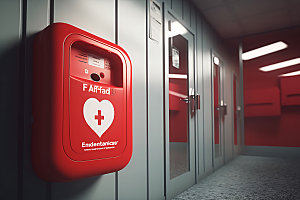 AED除颤仪急救抢救效果图