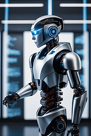AI机器人质感未来模型
