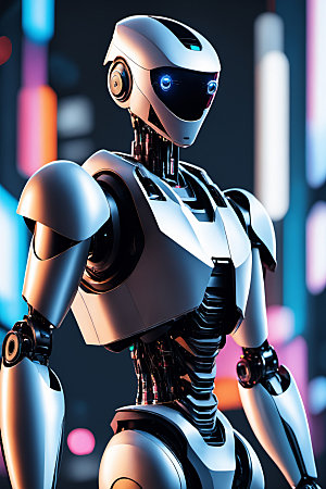 AI机器人质感人工智能模型