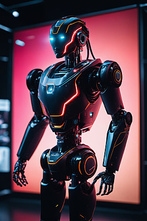 AI机器人3D智慧模型