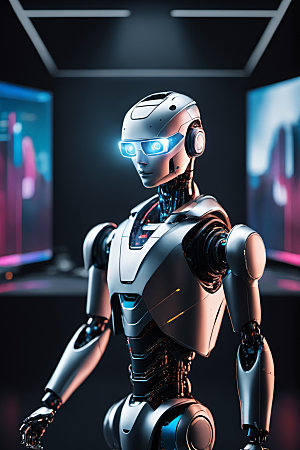 AI机器人科技3D模型
