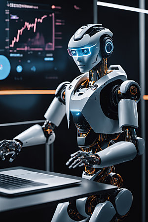 AI机器人智慧质感模型