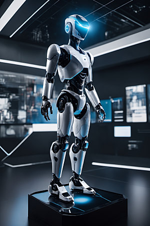 AI机器人科技未来模型