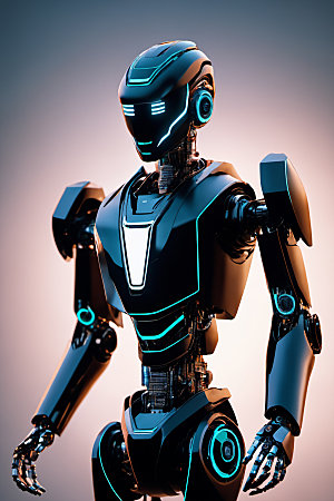 AI机器人3D智慧模型