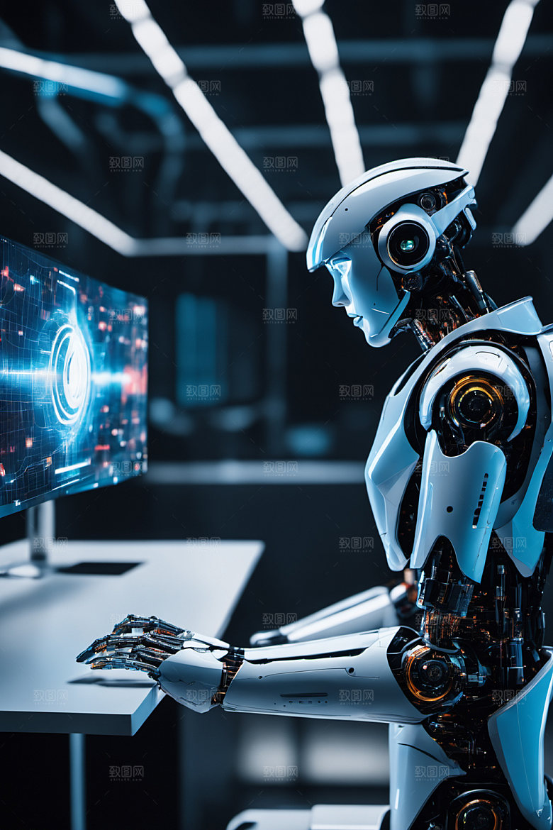 AI机器人科技3D模型