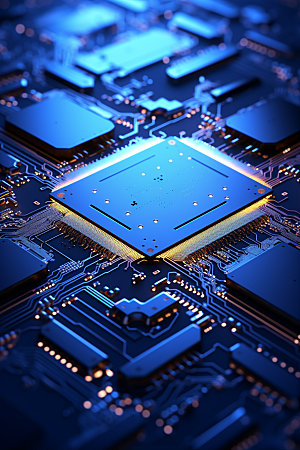 AI芯片电路技术素材
