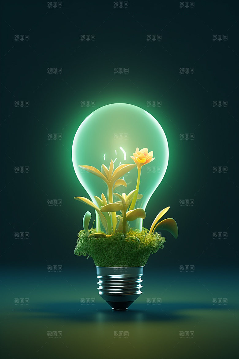 环保3D清新素材