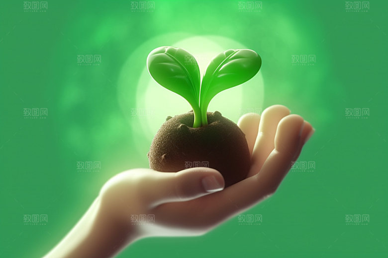 环保创意清新素材
