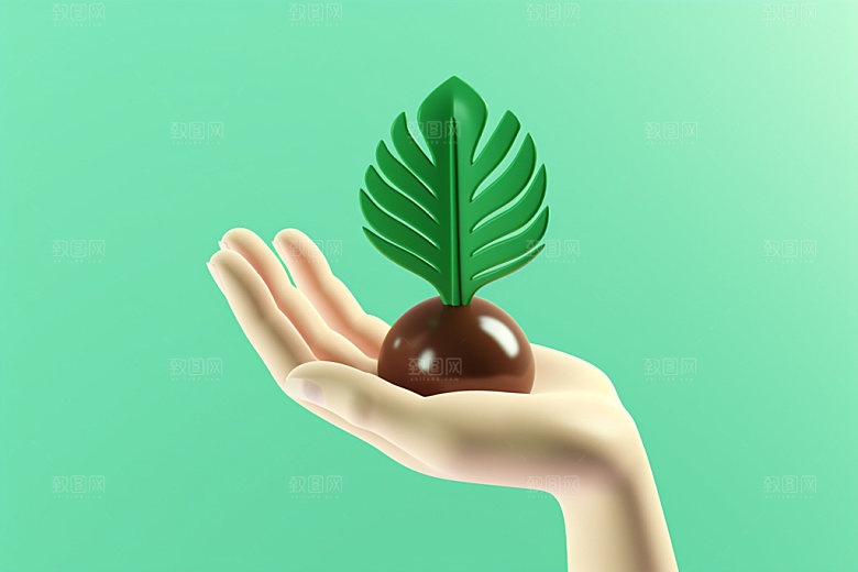 环保可持续清新素材