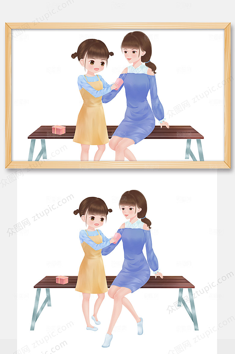 卡通儿童节插画海报