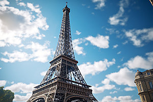埃菲尔铁塔风光法国摄影图