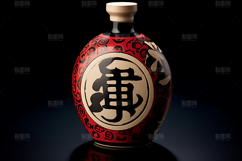 白酒酒瓶酒类包装效果图
