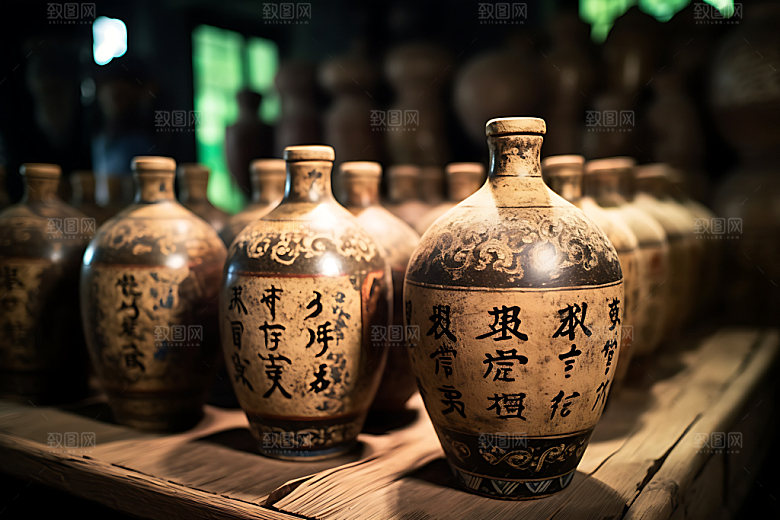 白酒3D模型效果图