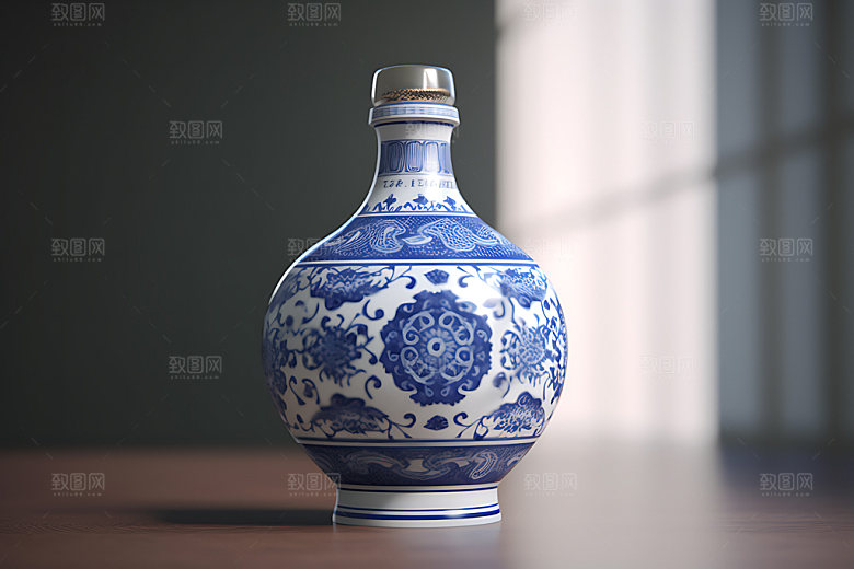 白酒酒类包装高清效果图