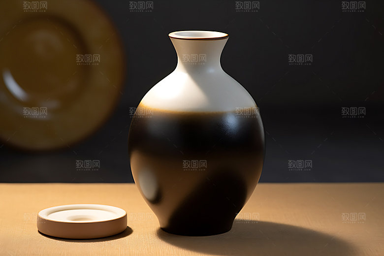 白酒高清模型效果图