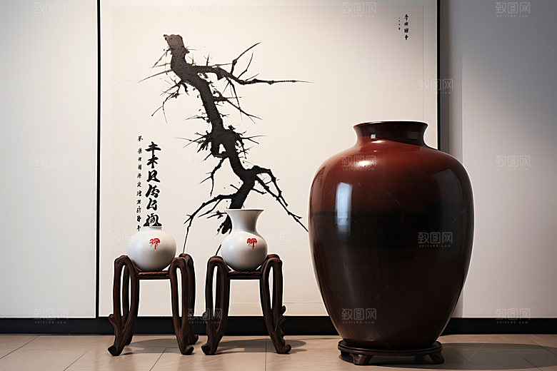 白酒3D酒瓶效果图