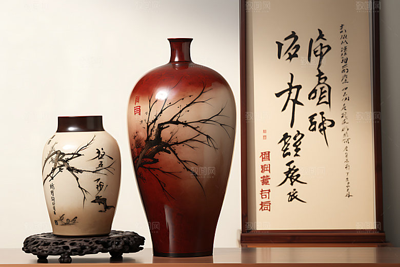 白酒酒瓶黄酒效果图