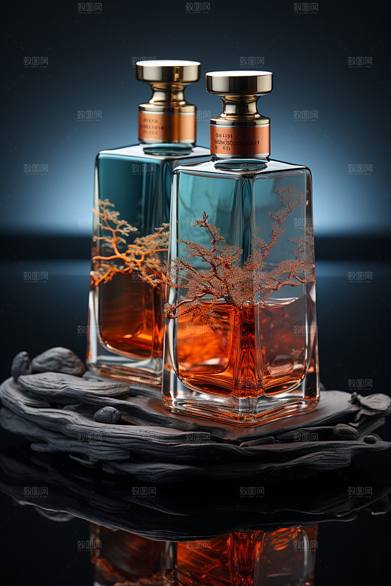白酒酒瓶3D包装设计模型