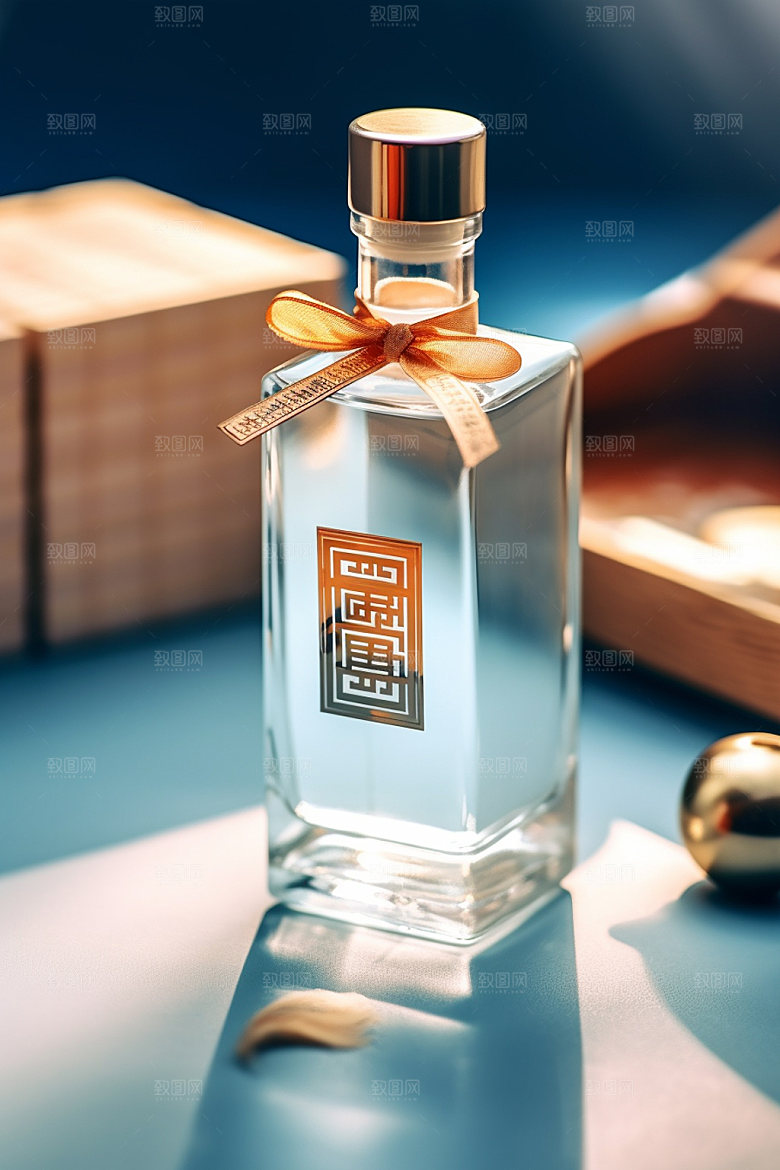 白酒酒瓶立体酒类模型
