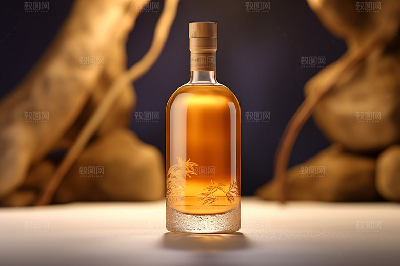 白酒酒瓶中式酒类模型