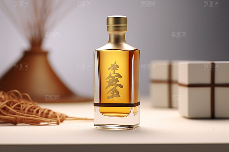 白酒酒瓶中式酒类模型