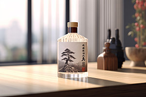白酒酒瓶立体酒类模型
