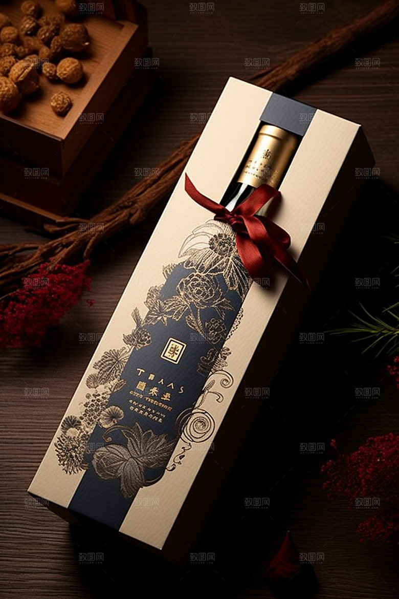 白酒酒瓶中式酒类模型