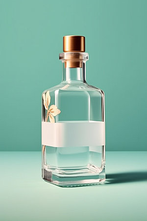 白酒酒瓶传统包装设计模型