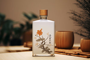 白酒酒瓶包装设计酒类模型