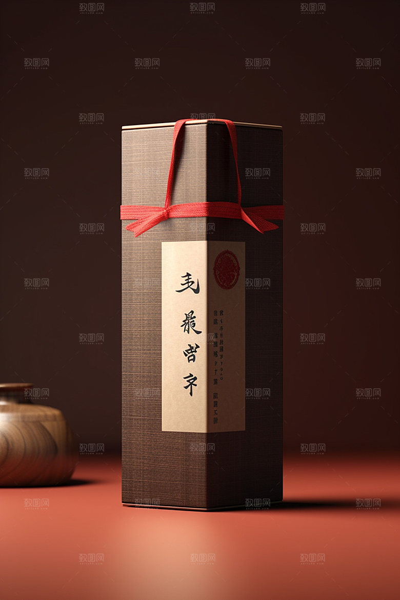 白酒酒瓶包装设计3D模型