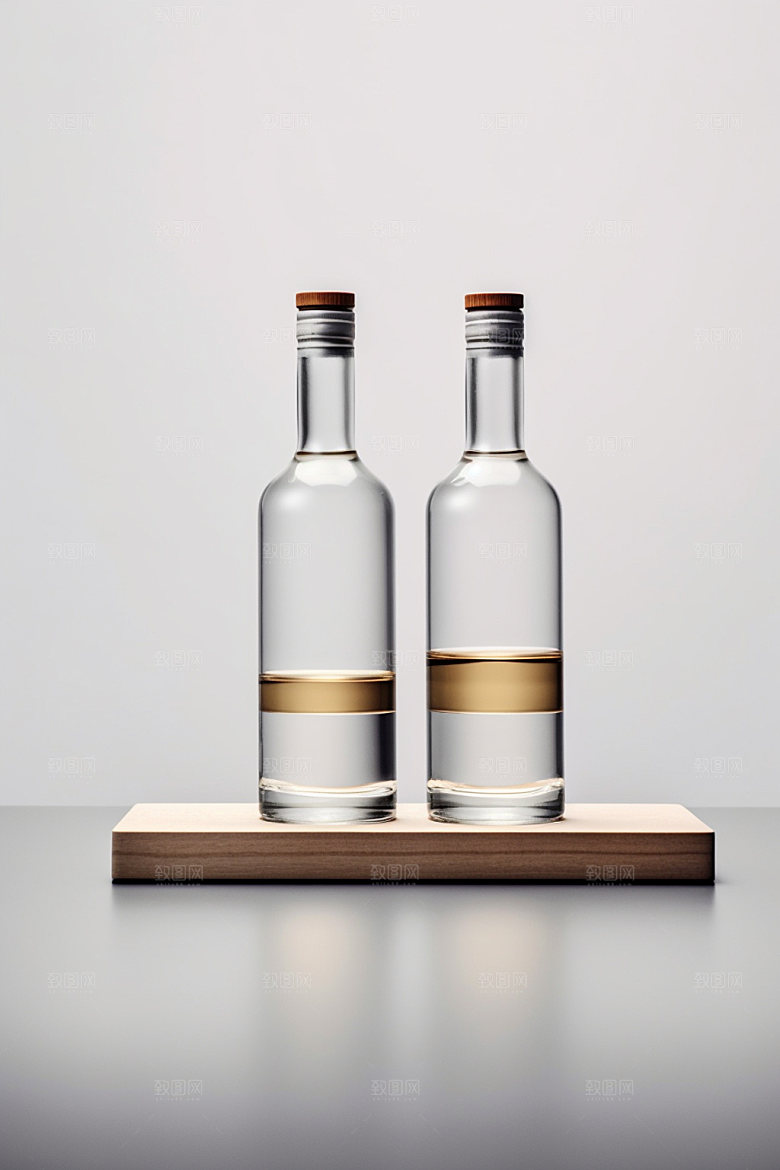 白酒酒瓶中国风酒类模型