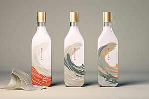 白酒酒瓶包装设计中式模型
