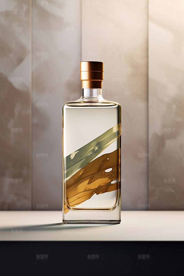 白酒酒瓶中式酒类模型