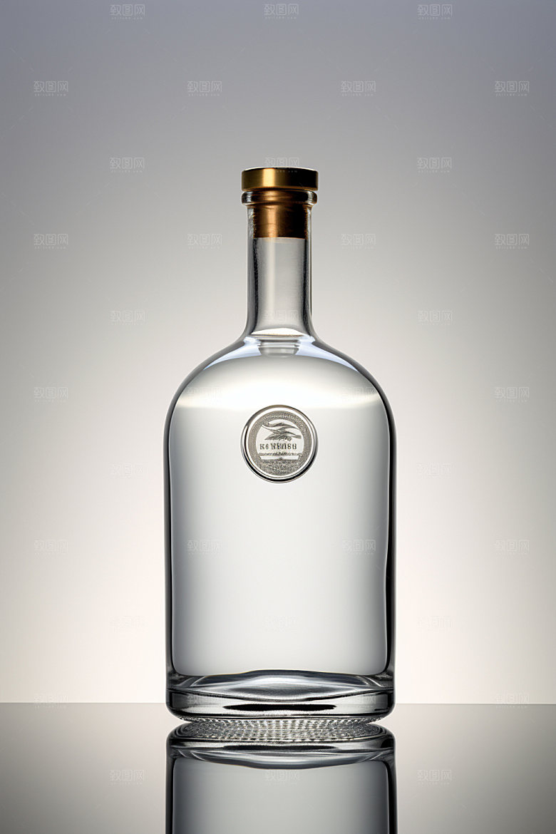 白酒包装酒瓶样机