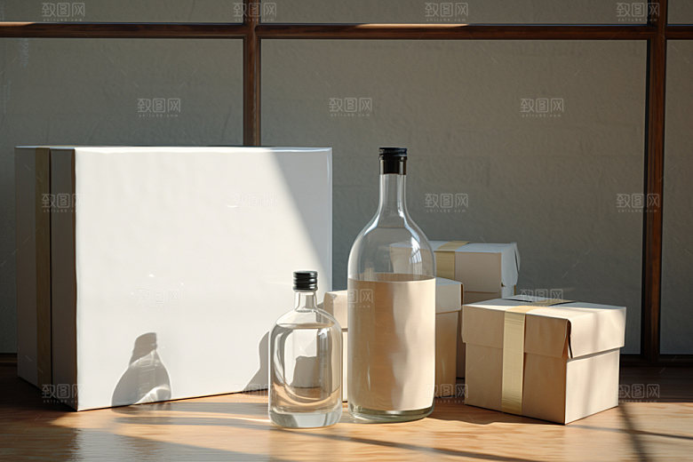 白酒设计模型样机