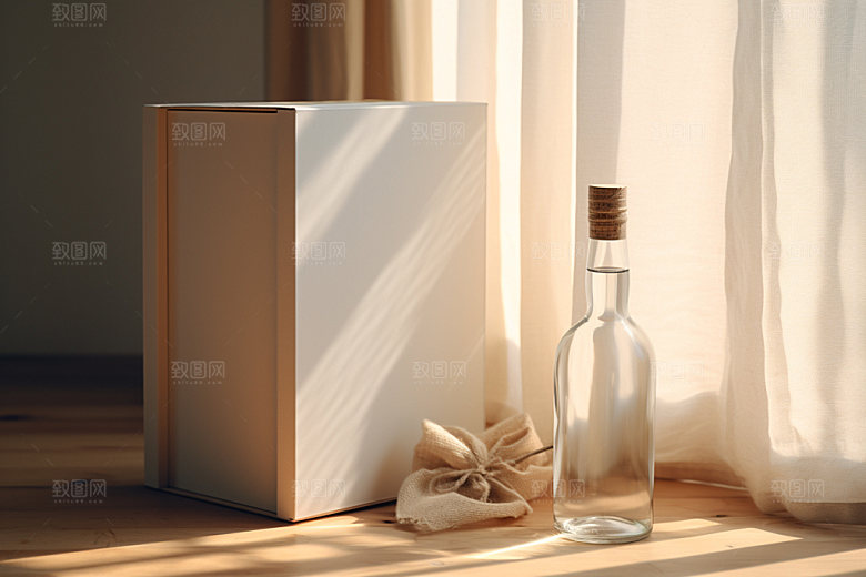 白酒酒瓶设计样机
