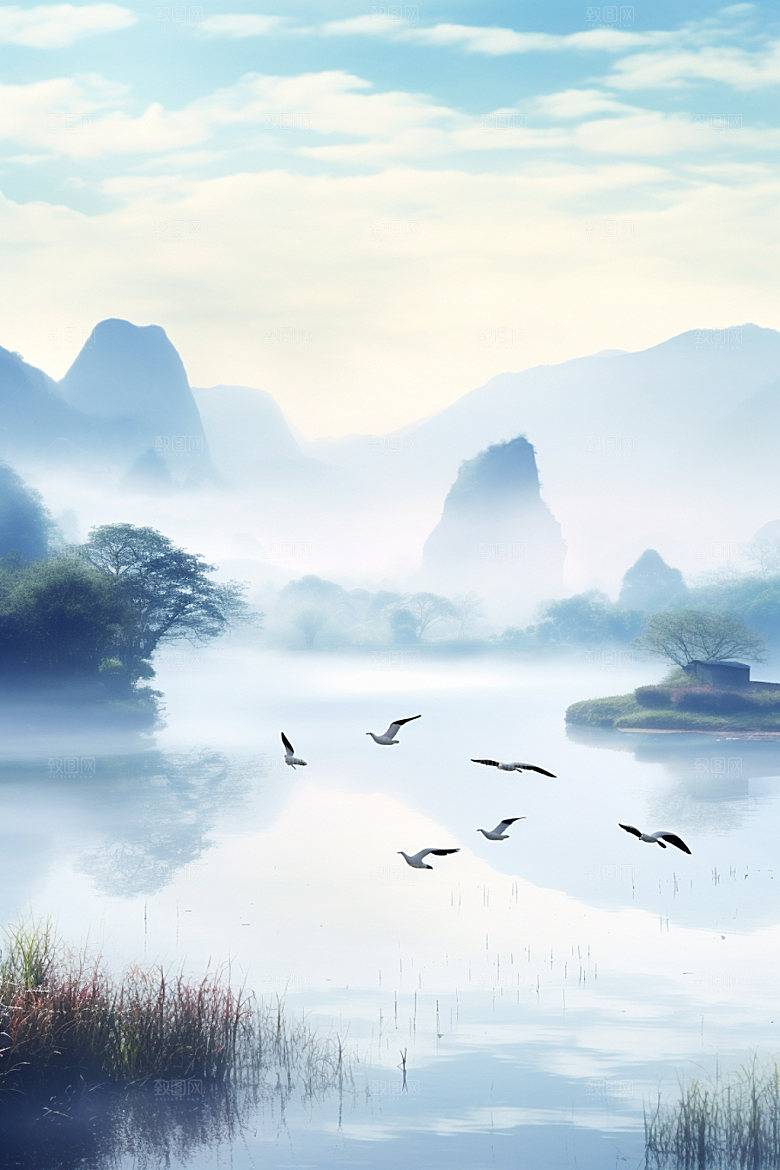 白露唯美景物摄影图