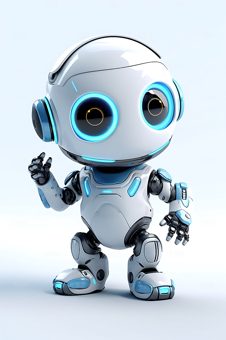 白色机器人科技3D模型